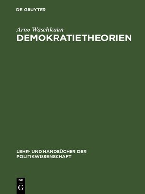 cover image of Demokratietheorien